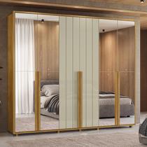 Guarda Roupa Casal 278cm 6 Portas 6 Gaveta 4 Espellho Volpi Guarda Roupa Casal 278cm 6 Portas 6 Gaveta 4 Espellho Volpi