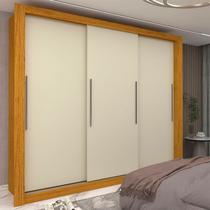 Guarda-roupa Casal 3 Portas 100% Mdf Milão Yescasa Guarda-roupa Casal 3 Portas 100% Mdf Milão Yescasa
