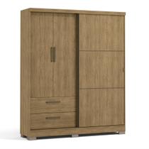 Guarda Roupa Casal 3 Portas 2 Gavetas C533 Kappesberg