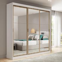 Guarda Roupa Casal 3 Portas 4 Gav Espelho Branco 1144 Carraro Guarda Roupa Casal 3 Portas 4 Gav Espelho Branco 1144 Carraro