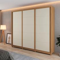 Guarda Roupa Casal 3 Portas 4 Gavetas 100% MDF Maiorca