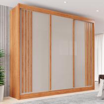 Guarda-roupa Casal 3 Portas 4 Gavetas Atenas