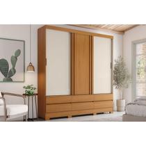 Guarda Roupa Casal 3 Portas 6Gavetas B386 Cin/Off/Avela Henn Guarda Roupa Casal 3 Portas 6Gavetas B386 Cin/Off/Avela Henn