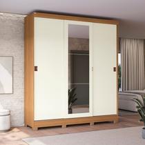 Guarda-roupa Casal 3 Portas com Espelho Móveis Kappesberg Guarda-roupa Casal 3 Portas com Espelho Móveis Kappesberg