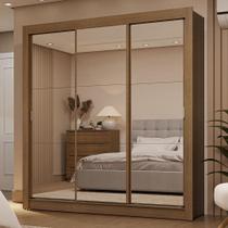 Guarda-roupa Casal 3 Portas Correr 2 Gavetas Rustic Sublime