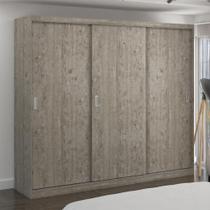 Guarda-Roupa Casal 3 Portas de Correr 100% Mdf 7318g4 Demolição - Foscarini