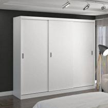Guarda-Roupa Casal 3 Portas de Correr 2 Gavetas MDFmm7318 Espresso Móveis