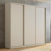 Guarda Roupa Casal 3 Portas de Correr 6 Gavetas 260cm MDF
