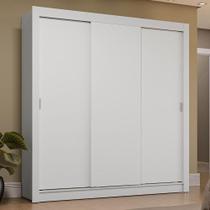 Guarda-roupa Casal 3 Portas De Correr Branco Madesa