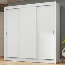 Guarda-Roupa Casal 3 Portas de Correr Branco Nobre Madesa Guarda-Roupa Casal 3 Portas de Correr Branco Nobre Madesa