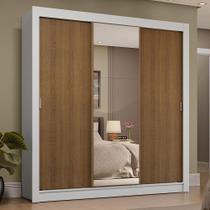 Guarda-Roupa Casal 3 Portas de Correr com Espelho 4 Gavetas Sublime Plus Madesa