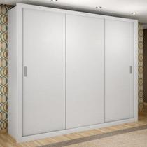 Guarda-Roupa Casal 3 Portas de Correr Dora