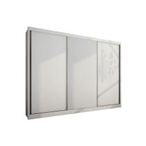 Guarda Roupa Casal 3 Portas de Correr e 6 Gavetas Sollo Plus Branco - Novo Horizonte