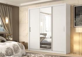 Guarda Roupa Casal 3 Portas Residence 32230 Branco Demóbile - LBMSHOP