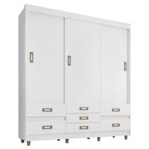 Guarda Roupa Casal 37020 Branco - Araplac