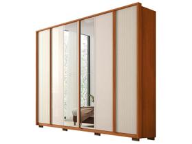 Guarda-roupa Casal 4 Gavetas 6 Portas Caemmun Cléo