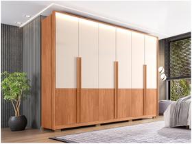 Guarda-roupa Casal 4 Gavetas 6 Portas Caemmun Francis