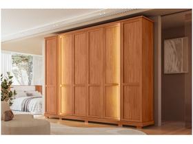 Guarda-roupa Casal 4 Gavetas 6 Portas Caemmun Impression Guarda-roupa Casal 4 Gavetas 6 Portas Caemmun Impression