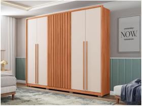 Guarda-roupa Casal 4 Gavetas 6 Portas Caemmun New Comodus