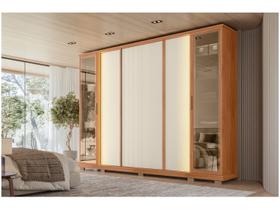 Guarda-roupa Casal 4 Gavetas 6 Portas Caemmun Tela