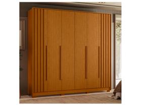 Guarda-roupa Casal 4 Gavetas 6 Portas Móveis Albatroz Deville