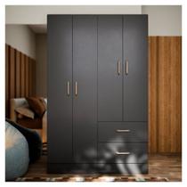 Guarda Roupa Casal 4 Portas 2 Gavetas 90cm Panama Guarda Roupa Casal 4 Portas 2 Gavetas 90cm Panama