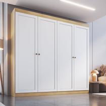 Guarda-Roupa Casal 4 Portas 2 Gavetas Americano/Provençal Ele e Ela Europa Guarda-Roupa Casal 4 Portas 2 Gavetas Americano/Provençal Ele e Ela Europa