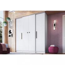 Guarda Roupa Casal 4 Portas 2 Gavetas Miami Doripel