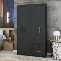 Guarda Roupa Casal 4 Portas 2 Gavetas Primacy