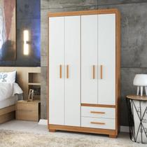 Guarda Roupa Casal 4 Portas 2 Gavetas Primacy