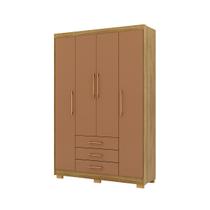 Guarda Roupa Casal 4 Portas 3 Gavetas Espanha - Sv Decor Guarda Roupa Casal 4 Portas 3 Gavetas Espanha - Sv Decor
