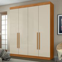 Guarda Roupa Casal 4 Portas 3 Gavetas Roma