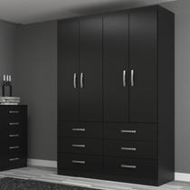 Guarda Roupa Casal 4 Portas 6 Gavetas Treviso Yescasa