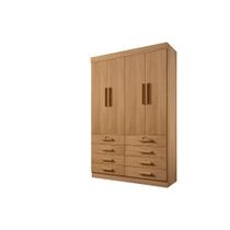 Guarda Roupa Casal 4 portas 8 gavetas Monaco Plus DDoro