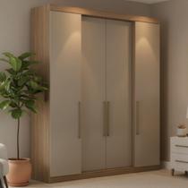 Guarda Roupa Casal 4 Portas Berlim