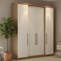 Guarda Roupa Casal 4 Portas Berlim