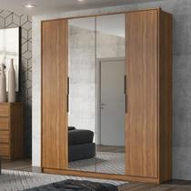 Guarda Roupa Casal 4 Portas Com Espelho e 3 Gavetas Attore Guarda Roupa Casal 4 Portas Com Espelho e 3 Gavetas Attore