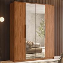 Guarda Roupa Casal 4 Portas Com Espelho e 3 Gavetas Attore Guarda Roupa Casal 4 Portas Com Espelho e 3 Gavetas Attore