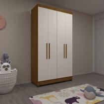 Guarda Roupa Casal 4 Portas com Pés Gênova Luciane Móveis Guarda Roupa Casal 4 Portas com Pés Gênova Luciane Móveis