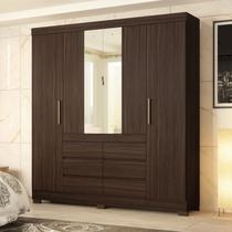 Guarda-roupa Casal 4 Portas Touch Móveis Cádis