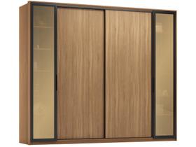 Guarda Roupa Casal 4 Portas Vidro Reflecta e 4 Gavetas Laredo Guarda Roupa Casal 4 Portas Vidro Reflecta e 4 Gavetas Laredo
