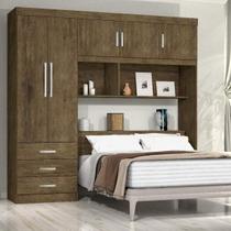Guarda-Roupa Casal 5 Portas com Cabeceira Cancun Flex Color