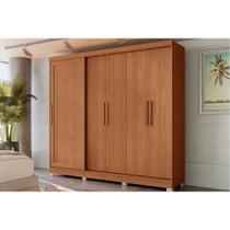 Guarda Roupa Casal 5 Portas e 4 Gavetas c/ Pés Flex CB03N564 Canela - Kappesberg Guarda Roupa Casal 5 Portas e 4 Gavetas c/ Pés Flex CB03N564 Canela - Kappesberg