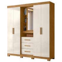 Guarda Roupa Casal 5P Espelho 195 cm Eldorado Moval