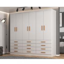 Guarda Roupa Casal 6 Portas 12 Gavetas New Mônaco Evidencia Guarda Roupa Casal 6 Portas 12 Gavetas New Mônaco Evidencia