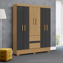 Guarda Roupa Casal 6 Portas 2 Gavetas com Pés Coimbra Aramóveis Guarda Roupa Casal 6 Portas 2 Gavetas com Pés Coimbra Aramóveis