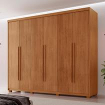 Guarda Roupa Casal 6 Portas 2 Gavetas com Pés MDF Veracruz Guarda Roupa Casal 6 Portas 2 Gavetas com Pés MDF Veracruz