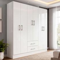 Guarda-roupa Casal 6 Portas 2 Gavetas Essence Yescasa