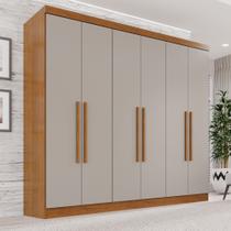 Guarda-Roupa Casal 6 Portas 2 Gavetas França Cinamomo - Espresso Móveis Guarda-Roupa Casal 6 Portas 2 Gavetas França Cinamomo - Espresso Móveis