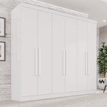 Guarda-Roupa Casal 6 Portas 2 Gavetas França